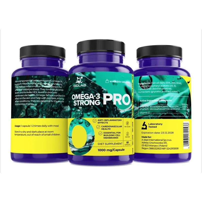 Omega 3 Strong Pro 1000mg 60 caps