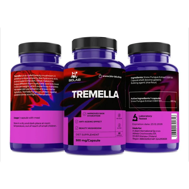 tremella 500mg 60 caps